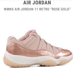 Rose Gold Jordan 11’s Size 9. New with box.